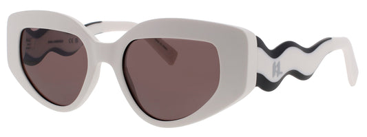 KARL LAGERFELD KL6144S Frame MATTE WHITE Lens GREY