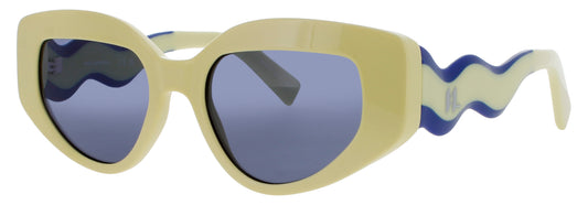 KARL LAGERFELD KL6144S Frame SHINY YELLOW Lens BLUE TINT