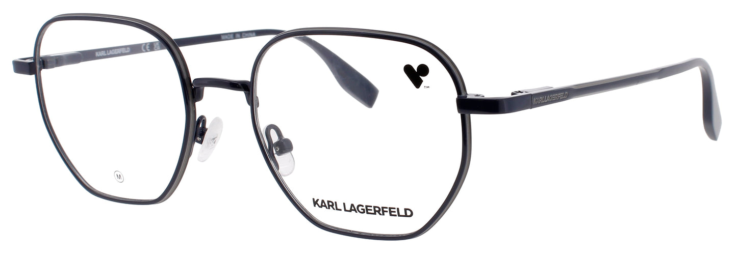 KARL LAGERFELD KL351 Frame SHINY BLUE Lens DEMO