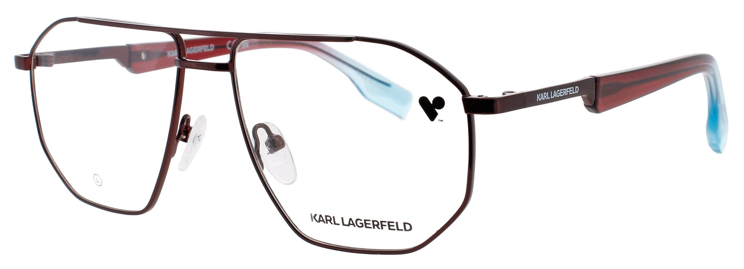 KARL LAGERFELD KL353 Frame BURGUNDY Lens DEMO