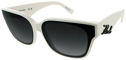 KARL LAGERFELD KL6161S Frame WHITE Lens GREY GRADIENT