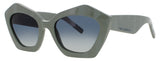 KARL LAGERFELD KL6199S Frame SAGE Lens BLUE GRADIENT