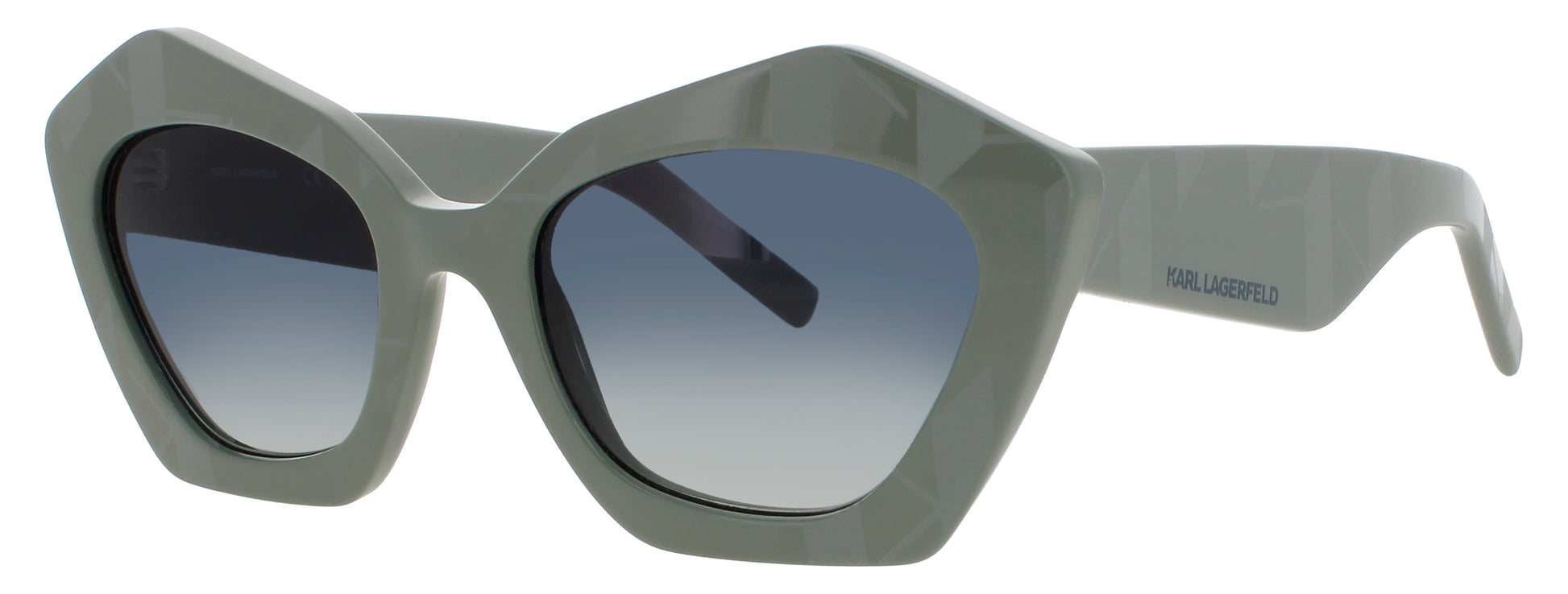 KARL LAGERFELD KL6199S Frame SAGE Lens BLUE GRADIENT