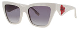 KARL LAGERFELD KL6184S Frame WHITE Lens GREY GRADIENT