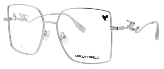 KARL LAGERFELD KL359 Frame SILVER SHINY Lens DEMO
