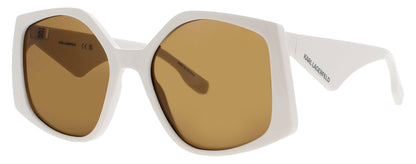 KARL LAGERFELD KL6208S Frame WHITE Lens SOLID GREEN