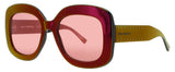 KARL LAGERFELD KL6165S-N Frame MIRROR WINE Lens PINK MIRROR