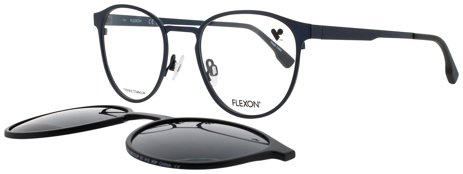 FLEXON FLX1002MAG-SET-412 Frame NAVY Lens DEMO
