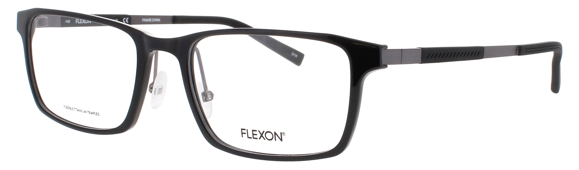 FLEXON EP8008 Frame SHINY BLACK Lens DEMO