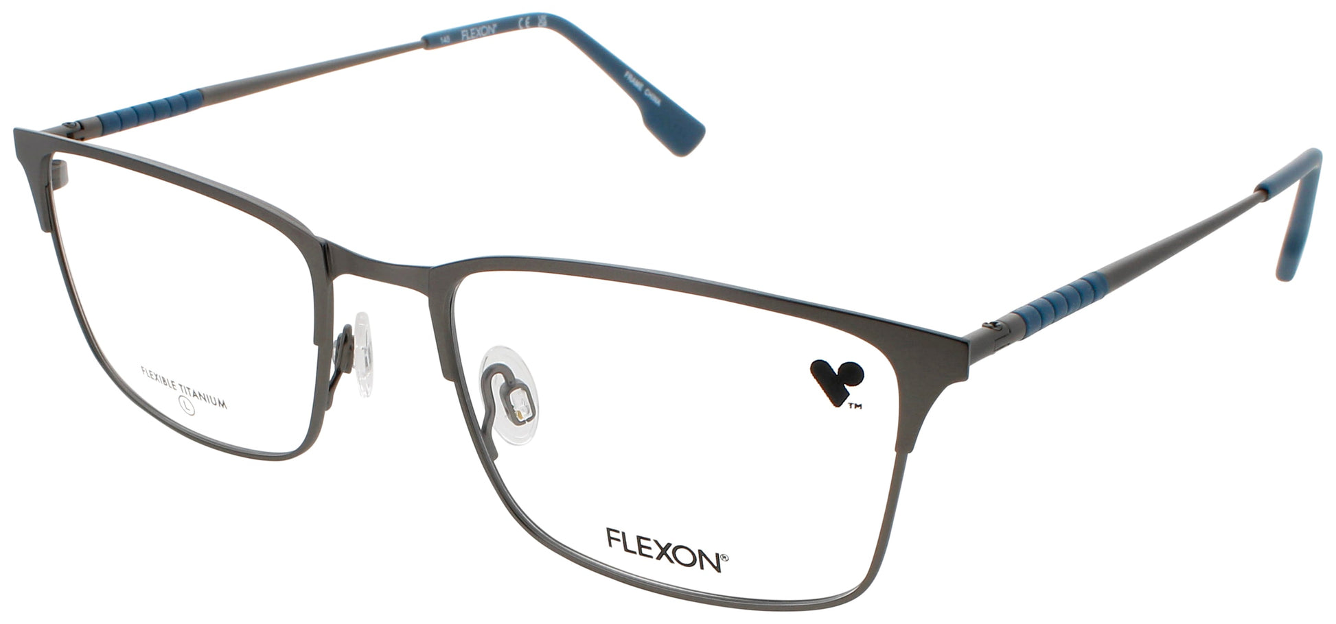 FLEXON E1132 Frame MATTE GUNMETAL Lens DEMO