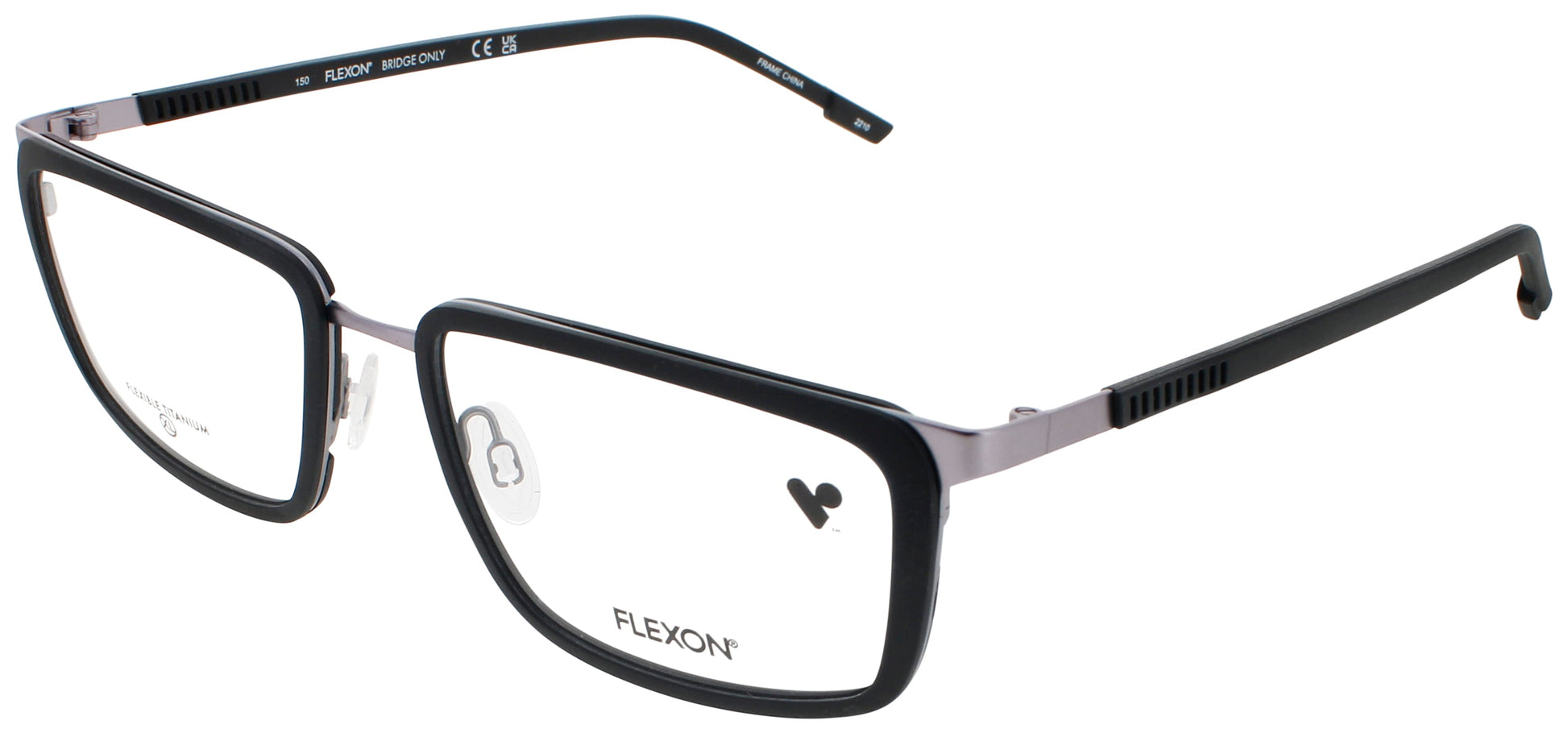 FLEXON E1138 Frame BLACK GUNMETAL Lens DEMO