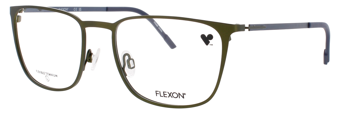 FLEXON E1143 Frame MATTE KELP/ BLUE Lens DEMO