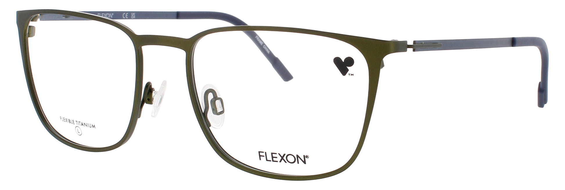 FLEXON E1143 Frame MATTE KELP/ BLUE Lens DEMO