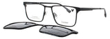 FLEXON FLX1006MAG SET N Frame MATTE BLACK Lens SMOKE POLARIZED