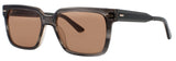 CALVIN KLEIN CK22535S Frame STRIPED GREY Lens BROWN TINT