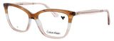 CALVIN KLEIN CK23545 Frame STRIPED BROWN / ROSE Lens DEMO
