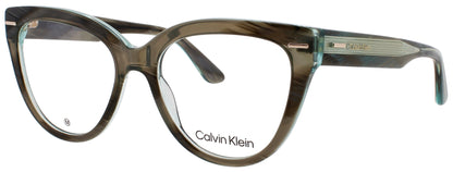 CALVIN KLEIN CK24514 Frame STRIPED GREY/AZURE Lens DEMO