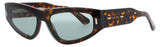 CALVIN KLEIN CK24534S Frame DARK HAVANA Lens GREEN