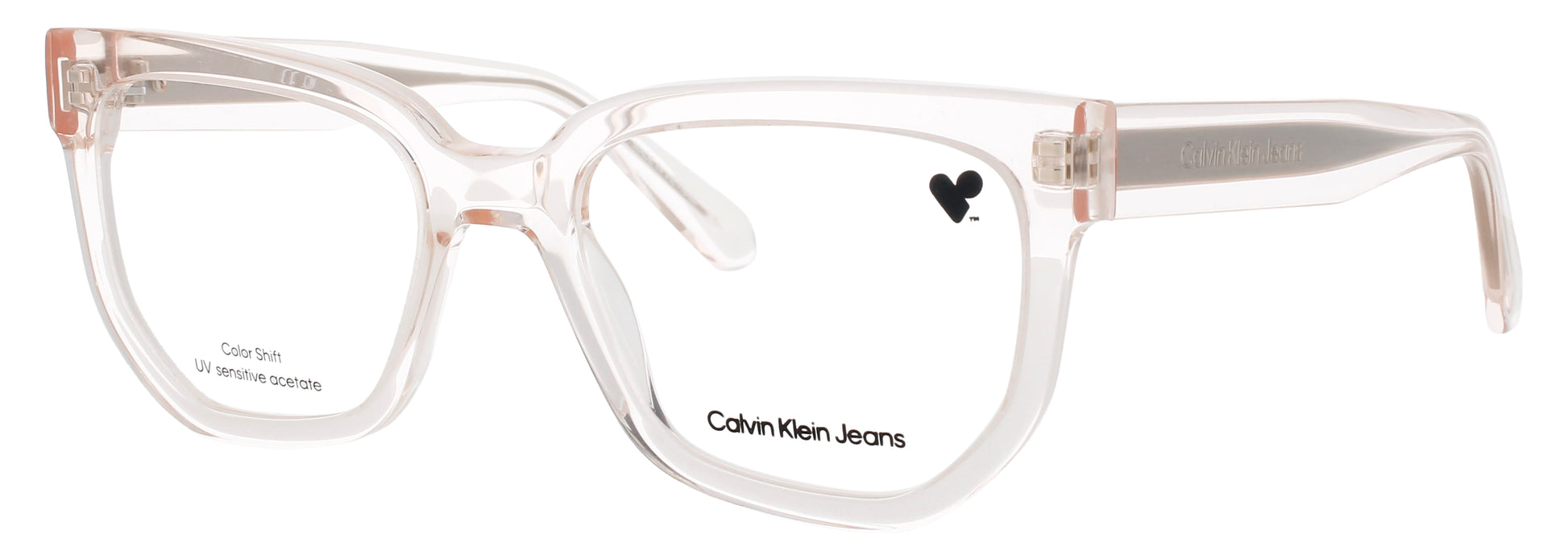 CALVIN KLEIN JEANS CKJ24615 Frame CRYSTAL TO ROSE Lens DEMO