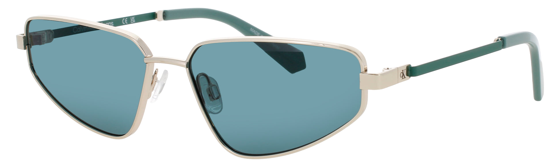 CALVIN KLEIN JEANS CKJ25200S Frame GOLD Lens GREEN TINT