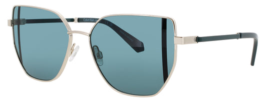 CALVIN KLEIN JEANS CKJ25209S Frame GOLD Lens GREEN TINT