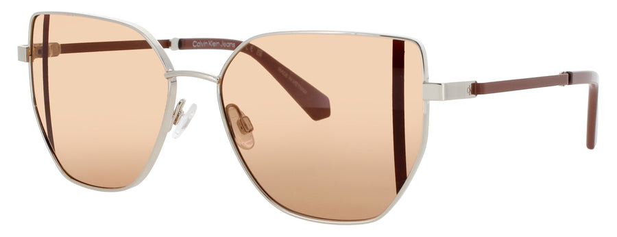 CALVIN KLEIN JEANS CKJ25209S Frame LIGHT GOLD Lens BROWN TINT