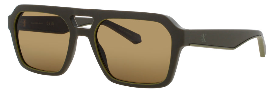 CALVIN KLEIN JEANS CKJ25603S-N Frame MATTE KHAKI Lens GREEN TINT