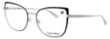 CALVIN KLEIN CK22101 N Frame BLACK / SILVER Lens DEMO
