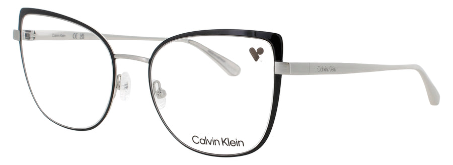 CALVIN KLEIN CK22101 N Frame BLACK / SILVER Lens DEMO