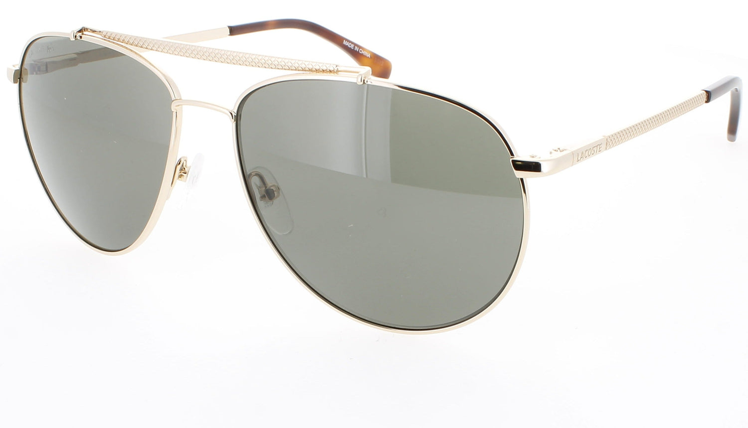 LACOSTE L177S Frame GOLD Lens GREEN