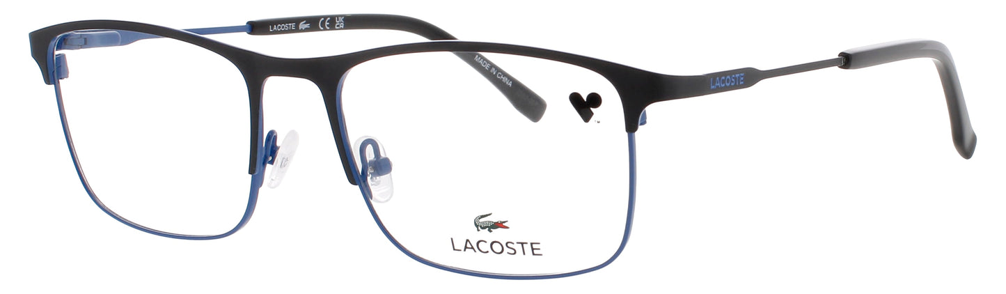 LACOSTE L2252 Frame MATTE BLACK/BLUE Lens DEMO