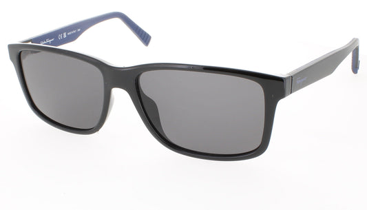 SALVATORE FERRAGAMO SF938S Frame BLACK MATTE/BLUE Lens BLACK