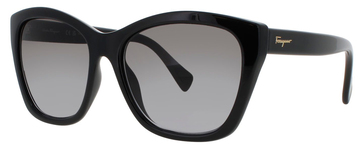 SALVATORE FERRAGAMO SF957S Frame BLACK Lens GREY GRADIENT