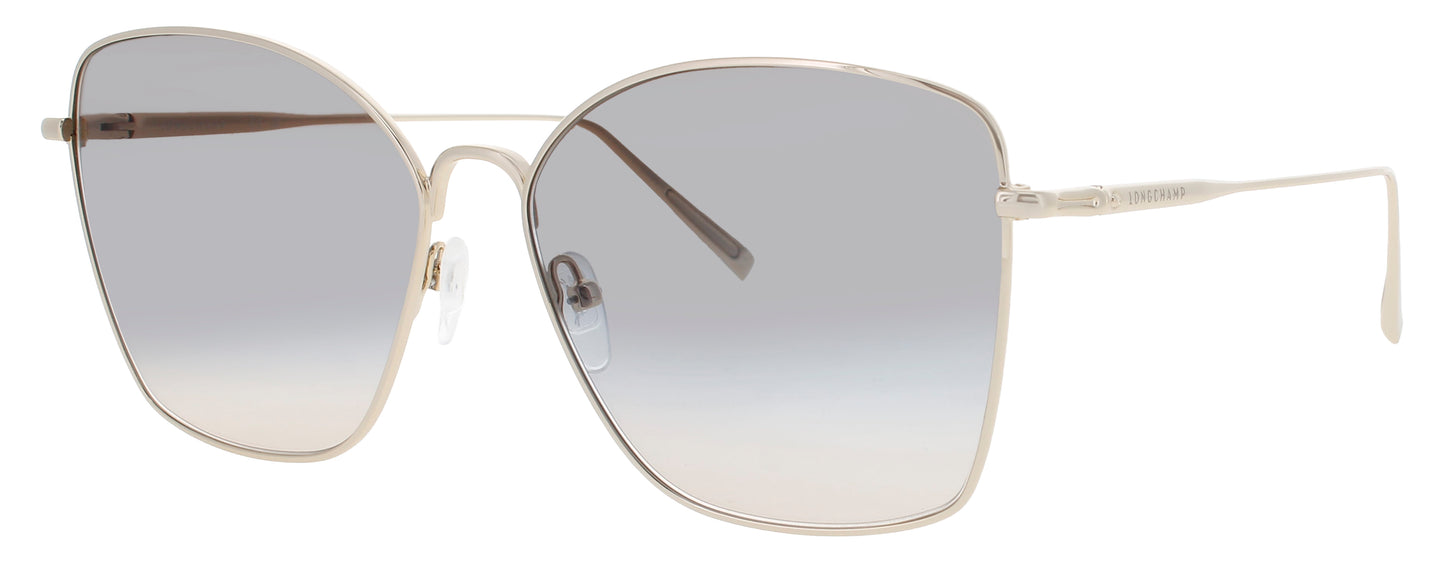 LONGCHAMP LO117S Frame GOLD Lens BROWN / BLUE GRADIENT