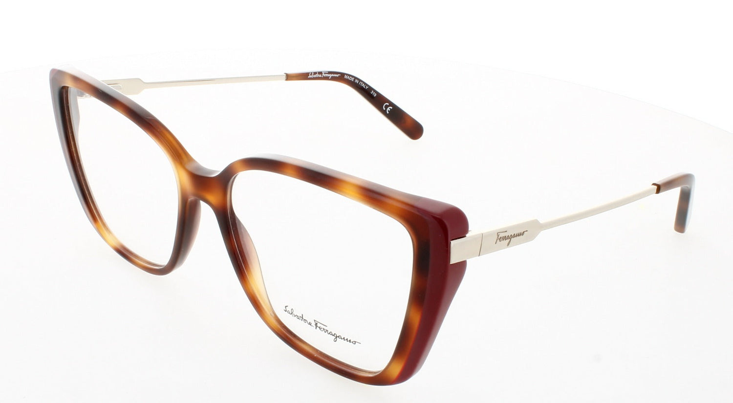 SALVATORE FERRAGAMO SF2850-209-54 Frame Havana/Cherry Lens DEMO