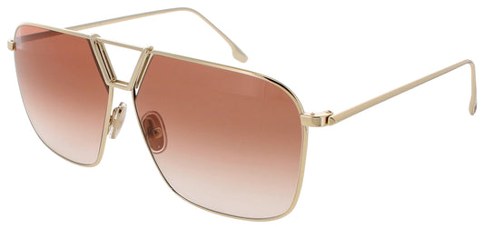 VICTORIA BECKHAM VB204S Frame GOLD Lens BURGUNDY