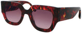 VICTORIA BECKHAM VB606S Frame HAVANA RED Lens BROWN