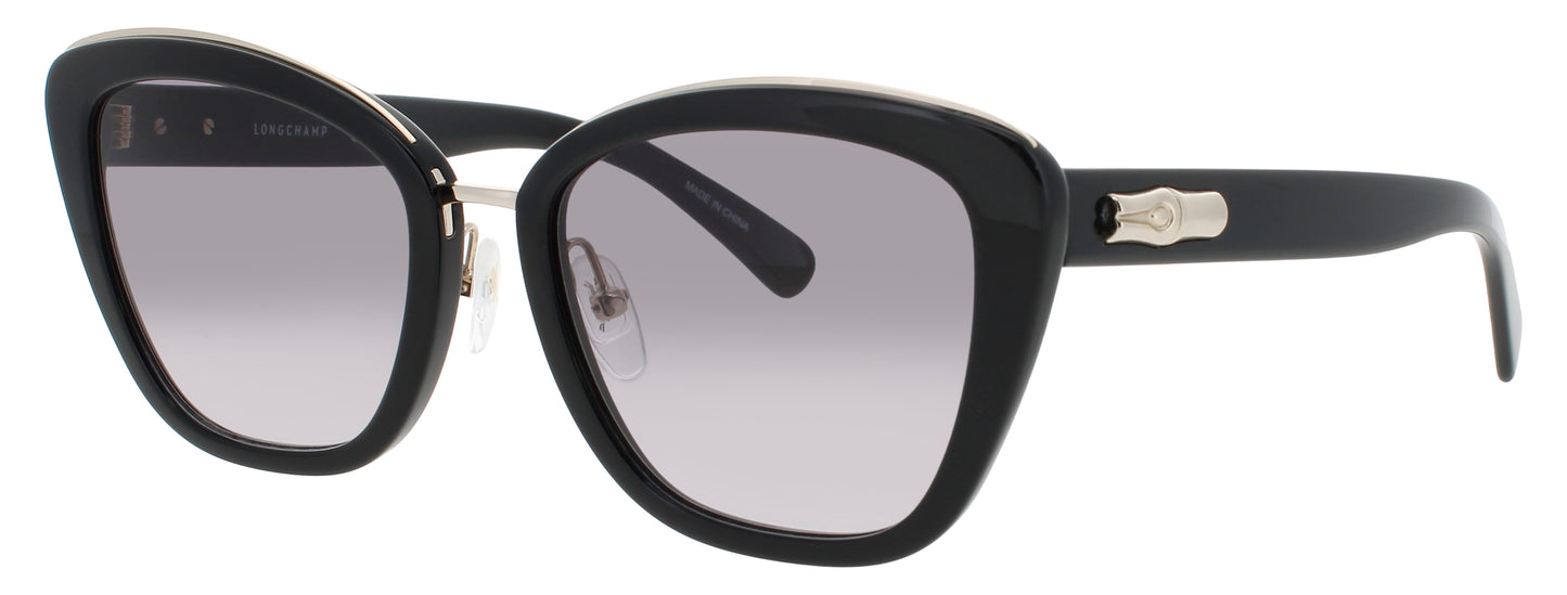 LONGCHAMP LO687S Frame BLACK / SILVER Lens GREY GRADIENT