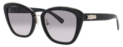 LONGCHAMP LO687S Frame BLACK / SILVER Lens GREY GRADIENT