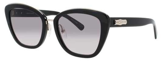 LONGCHAMP LO687S Frame BLACK / SILVER Lens GREY GRADIENT