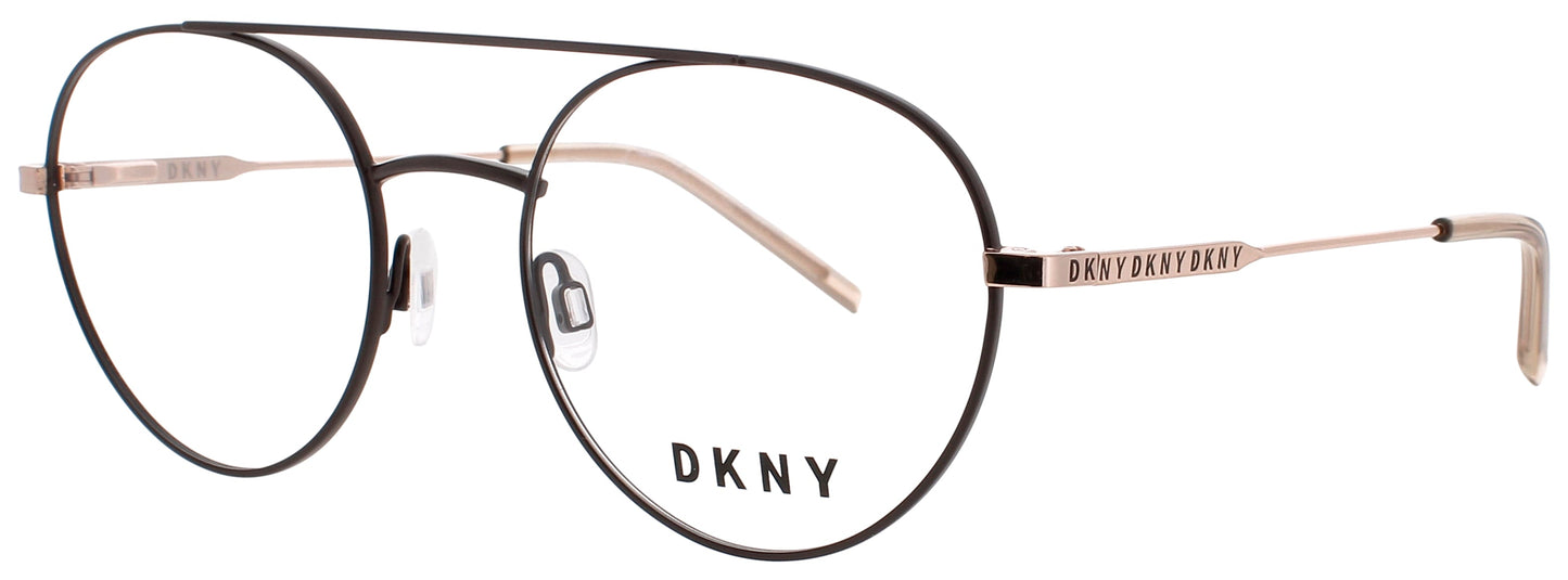 DKNY DK1025 Frame BROWN / ROSE GOLD Lens DEMO