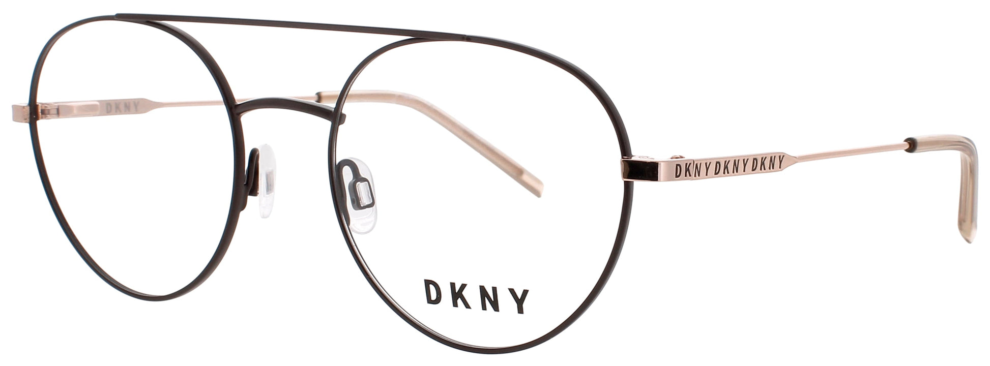 DKNY DK1025 Frame BROWN / ROSE GOLD Lens DEMO