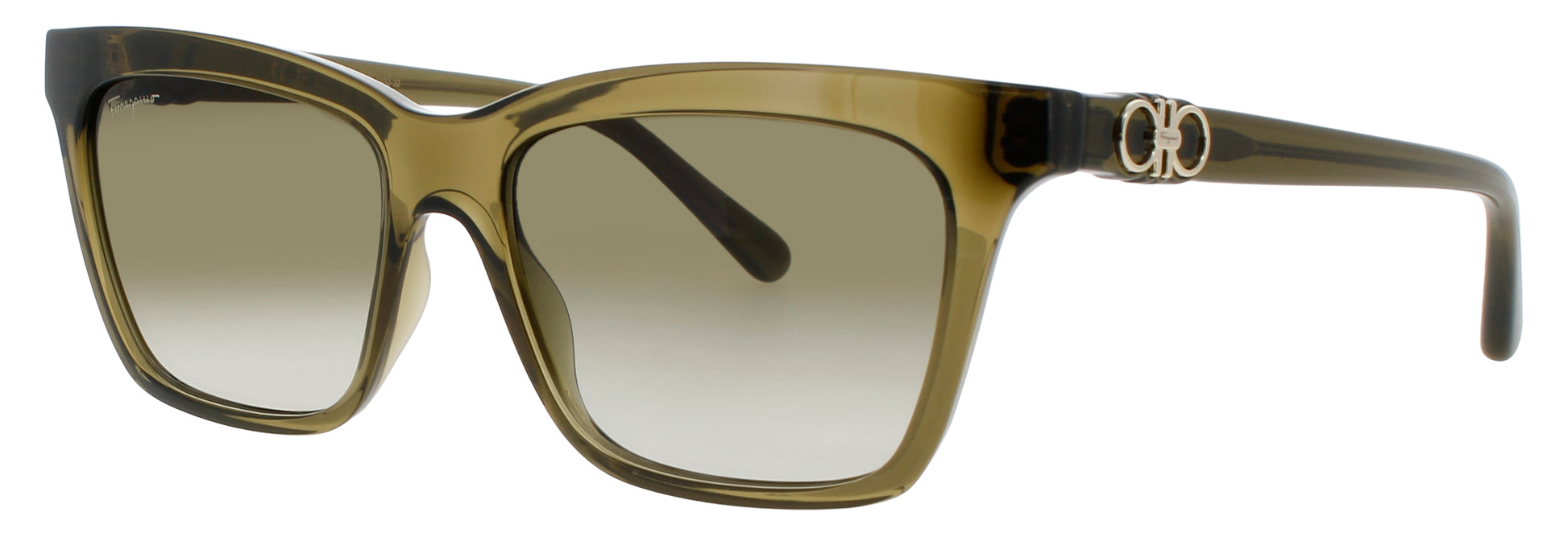 SALVATORE FERRAGAMO SF1027S Frame GREEN Lens GREEN GRADIENT
