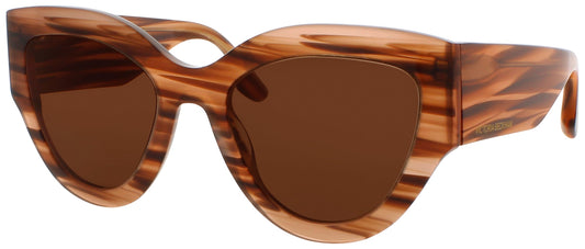 VICTORIA BECKHAM VB628S Frame STRIPED BROWN Lens BROWN