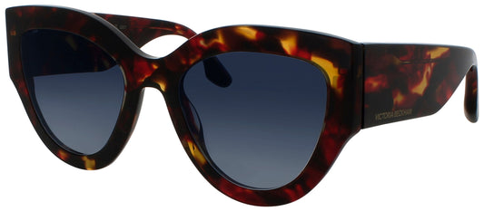 VICTORIA BECKHAM VB628S Frame HAVANA RED Lens BLUE