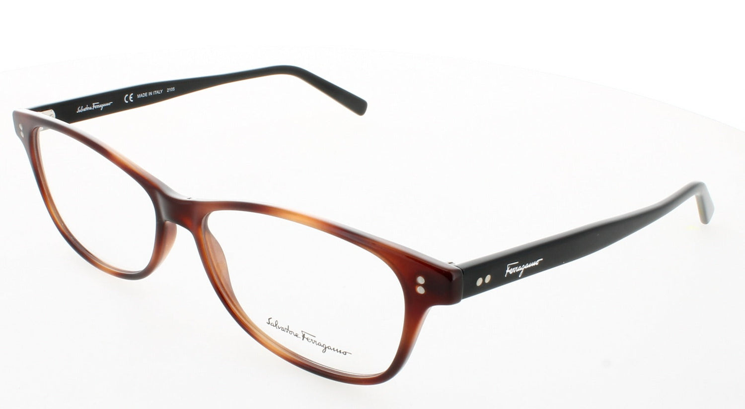 SALVATORE FERRAGAMO SF2910-241-55 Frame Tortoise, Black Lens DEMO