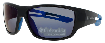 COLUMBIA C525SP Frame SHINY BLACK / BLUE Lens BLUE MIRROR