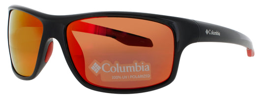 COLUMBIA C559SP Frame SHINY BLACK & RED Lens ORANGE MIRROR