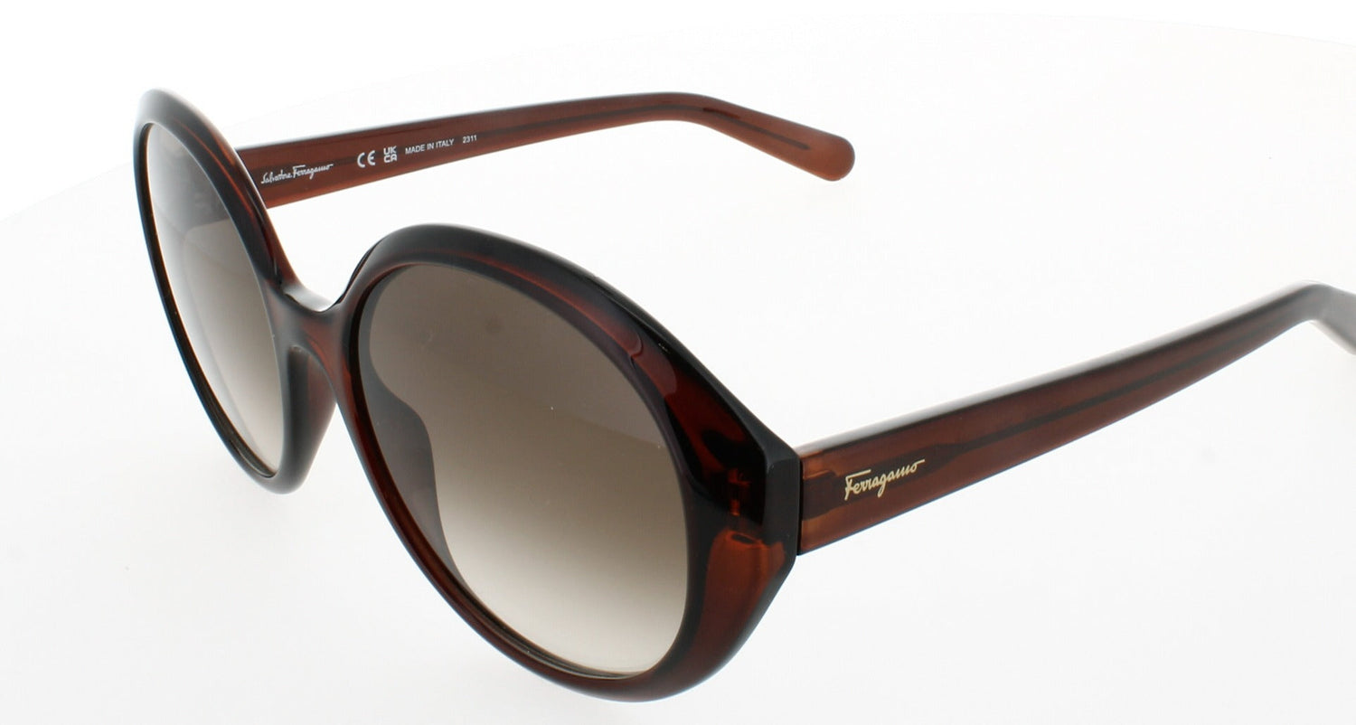 SALVATORE FERRAGAMO SF1067S Frame BROWN Lens GREY GRADIENT