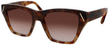 VICTORIA BECKHAM VB646S Frame LIGHT HAVANA FADE Lens BROWN